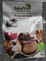 Anacardos con nibs de cacao