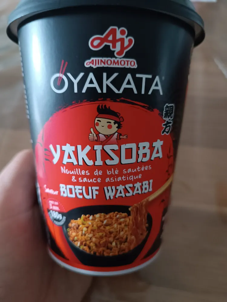 Yakisoba Nouilles de blé sautées & sauce asiatique Bœuf Wasabi