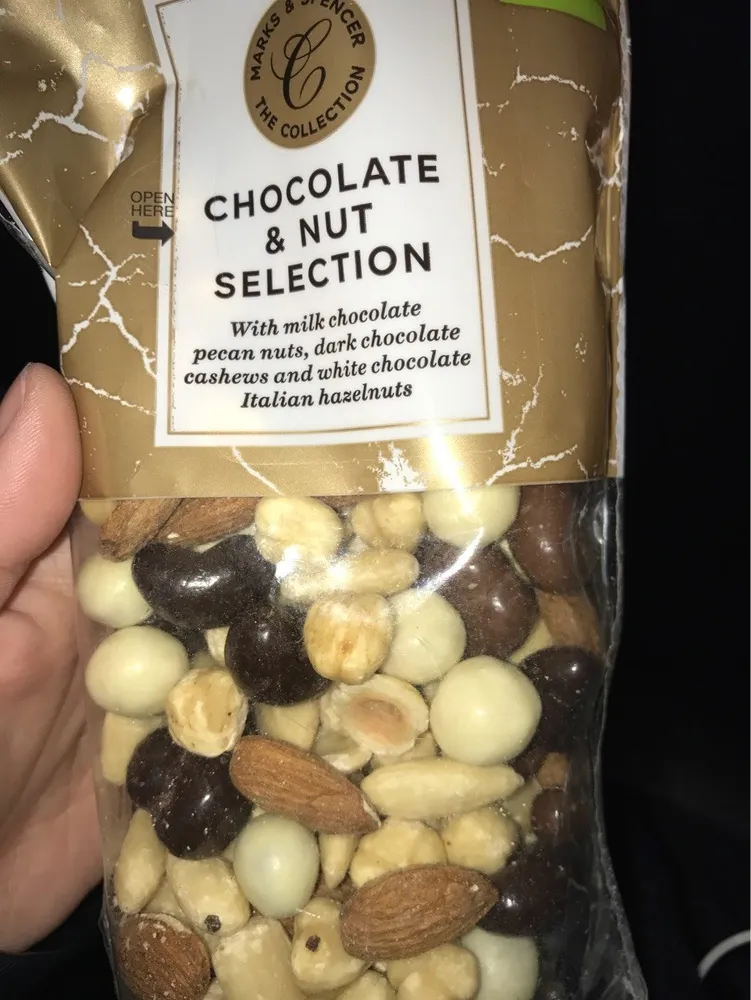 Chocolate & nut selection