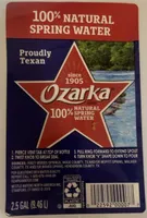 100% natural spring water