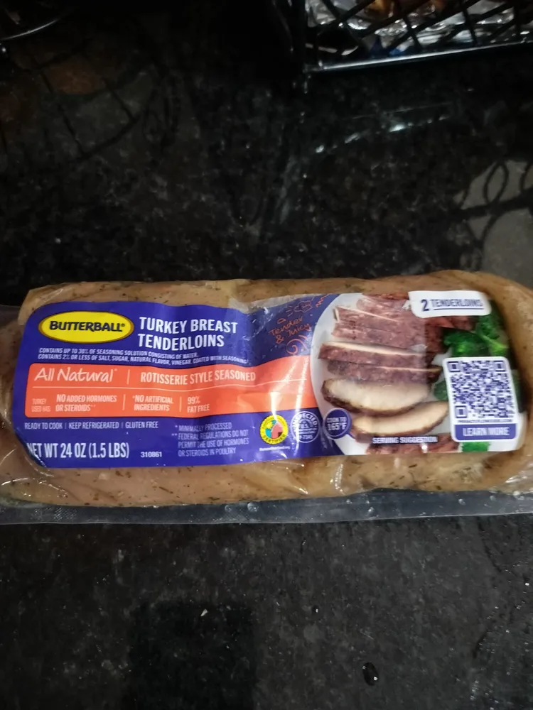 Turkey breast tenderloins rotisserie
