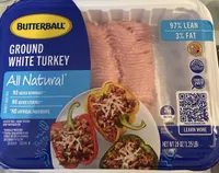 Ground White Turkey