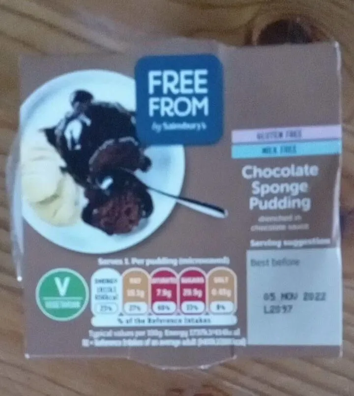 Chocolate Sponge Pudding