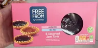 Free from jam tart