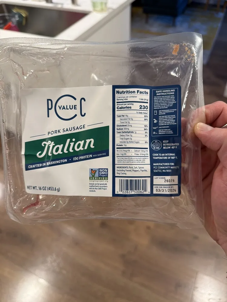 Italian Pork Sausage