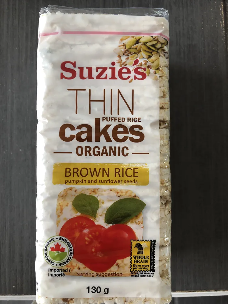 Galettes minces de riz soufflé