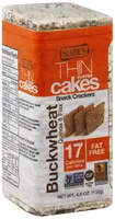 Suzie's, Thin Cakes Puffed Crackers, Buckwheat, Quinoa & Flax