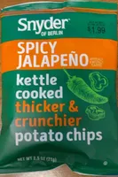 Spicy Jalapeno kettle cooked potato chips