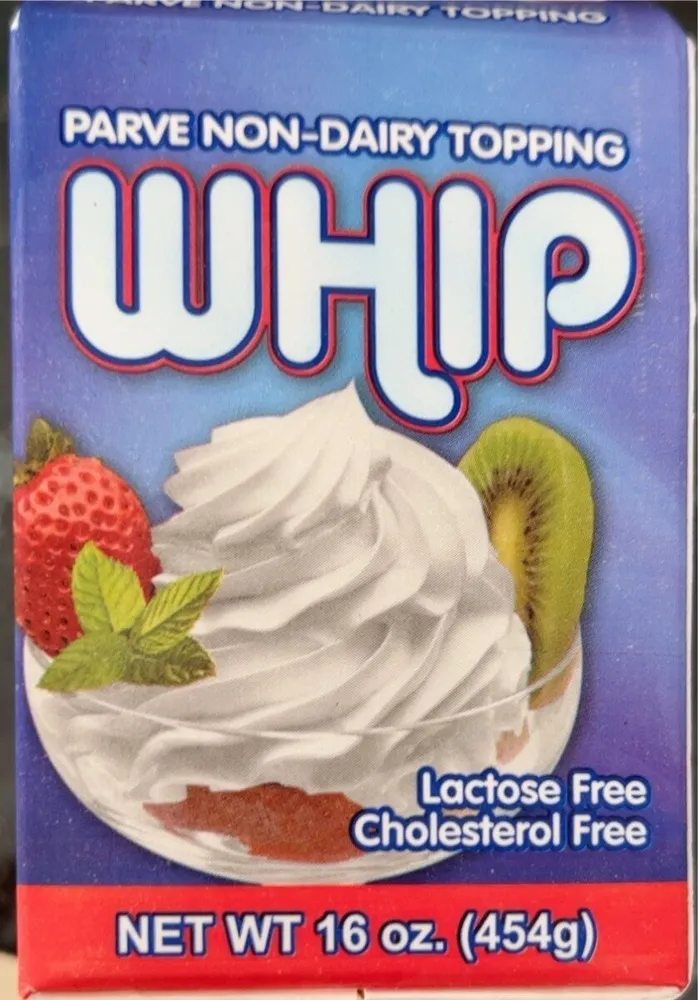 Parve non dairy topping Whip