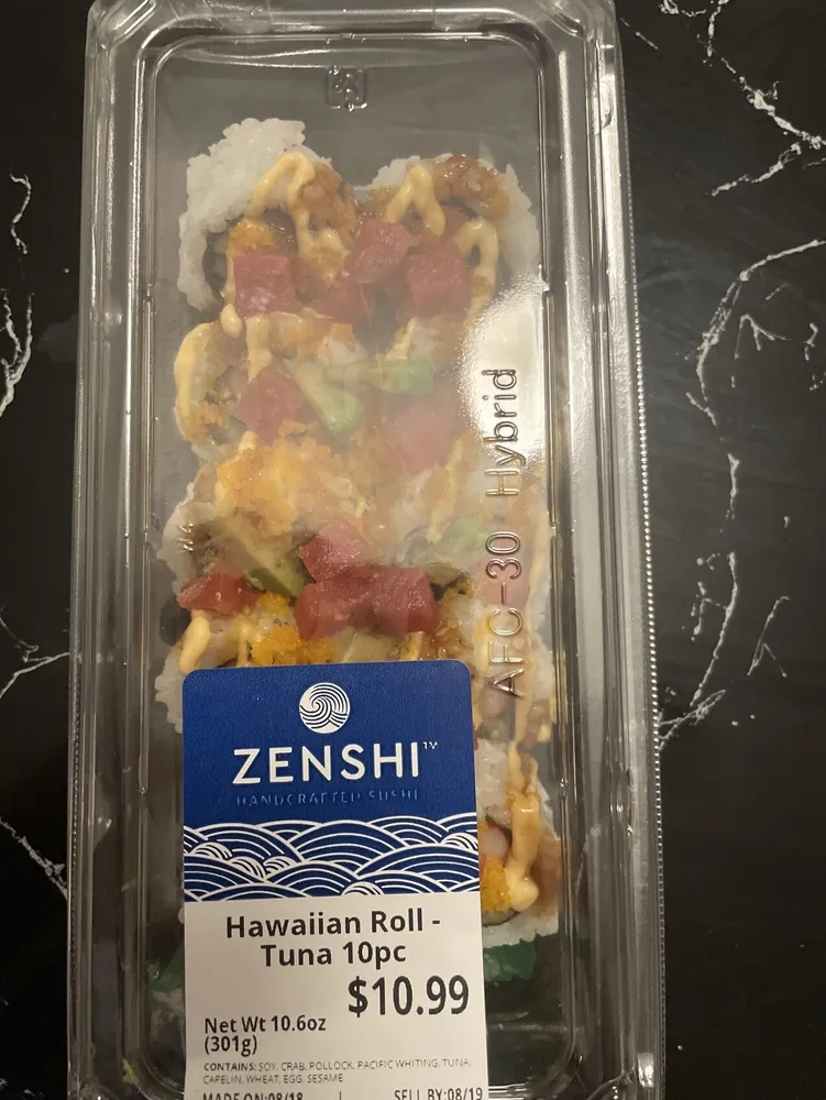 Hawaiian Tuna Roll 10pc