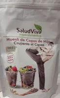 Muesli de copos de mijo crujiente  al cacao