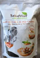 Muesli de copos mijo con manzana y banana