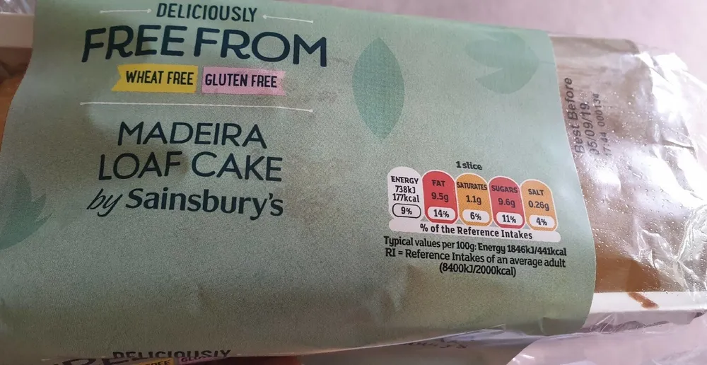 Madeira loaf cake