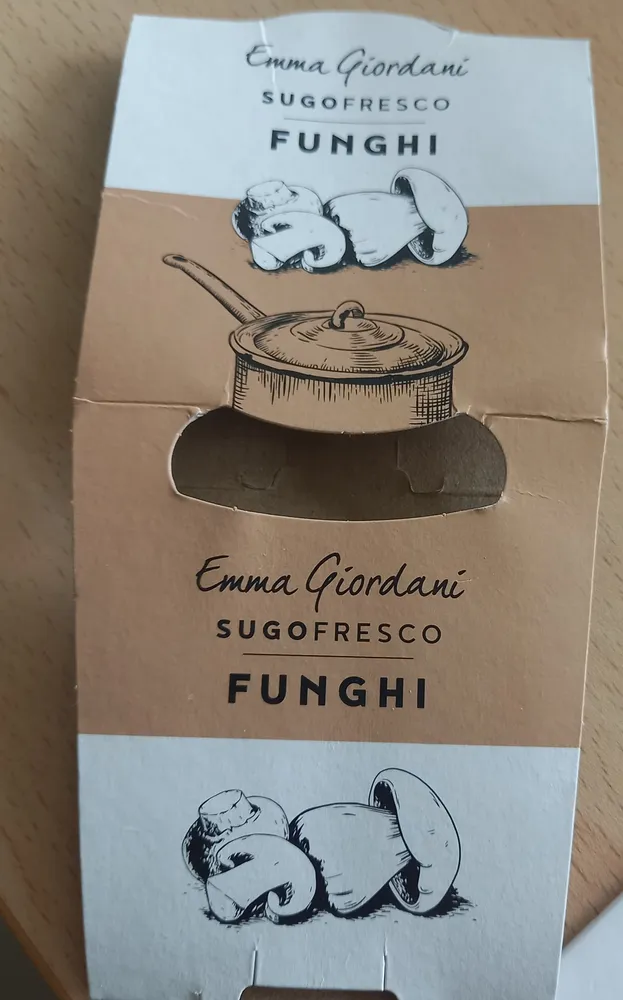 Sugo fresco ai funghi