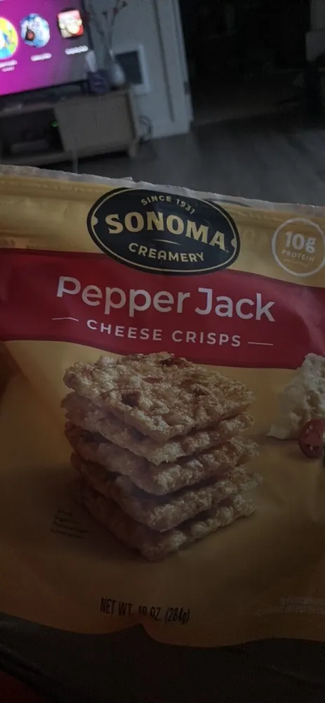 Pepper Jack Cheese Crisps