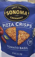 Pizza crisps tomato basil