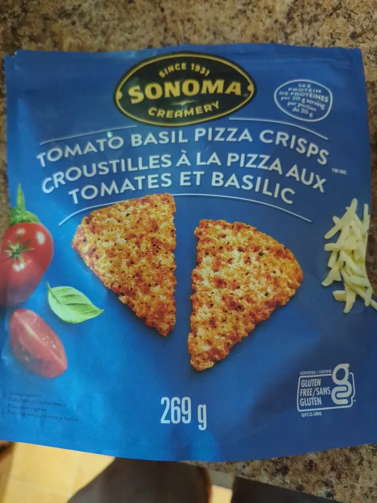 Tomato Basil Pizza Crisps