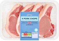 4 British Pork Chops