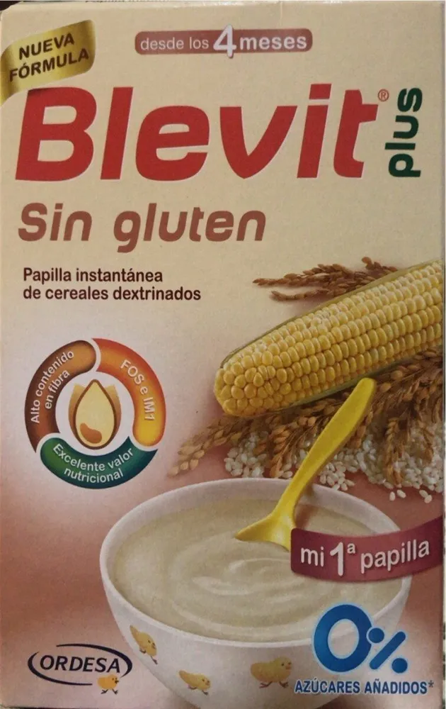 Blevit plus sin gluten