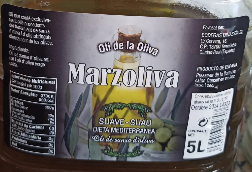 Oli de la oliva