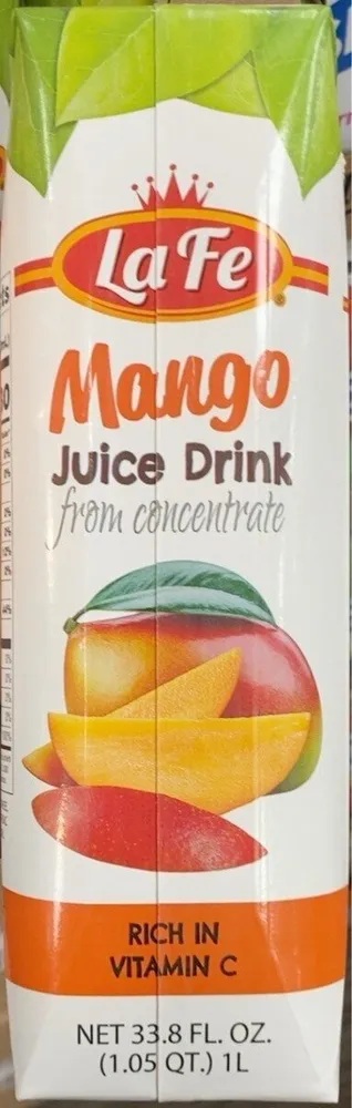 Mango juice drink
