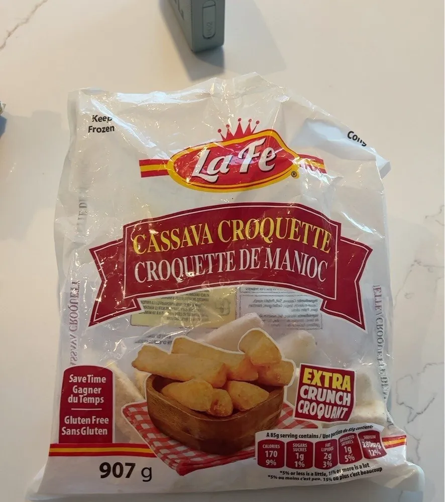 Cassava croquette