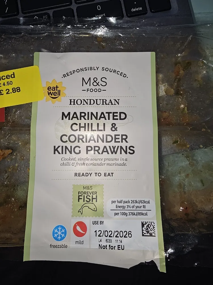 3 for £12 RESPONSIBLY SOURCED. M&S eat well -FOOD-