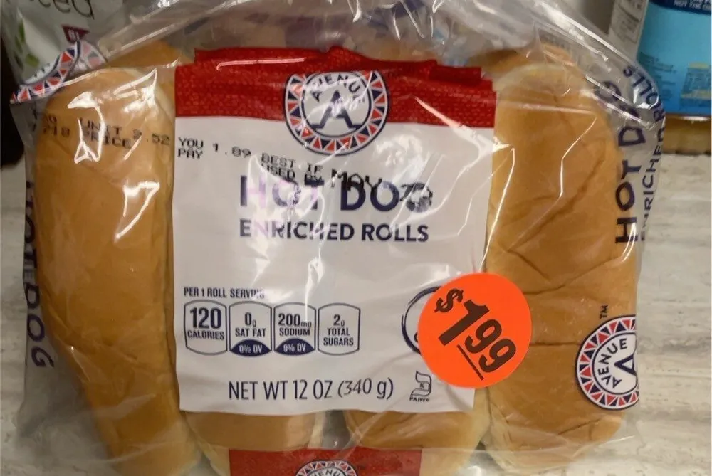 Hot dog rolls