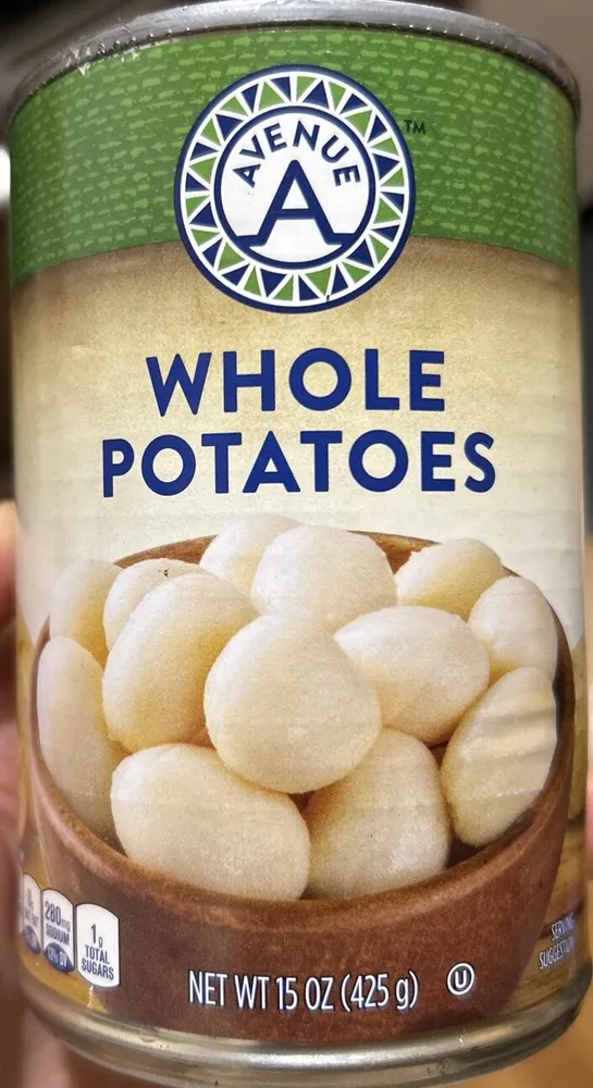 Whole Potatoes Canned