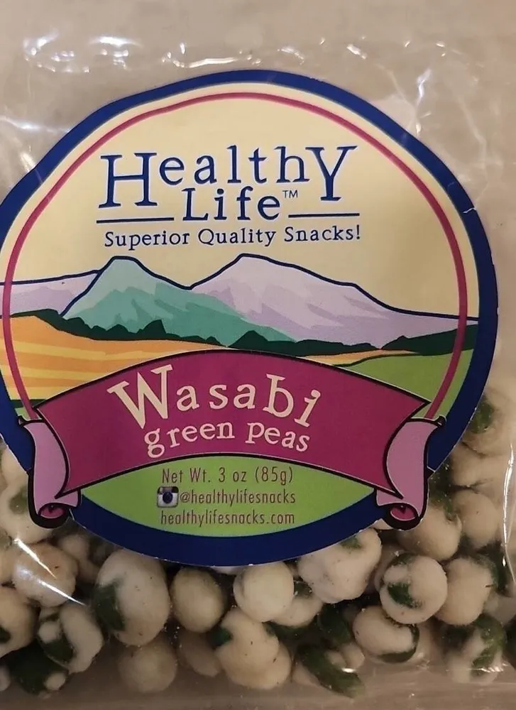 Wasabi green peas