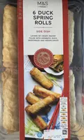 6 Duck Spring Rolls