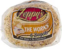 Zeppy's bagels the works