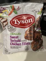 Grilled Sweet Teriyaki Flavored Chicken Thigh Fillets