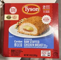 Cordon Bleu Raw Stuffed Chicken Breast