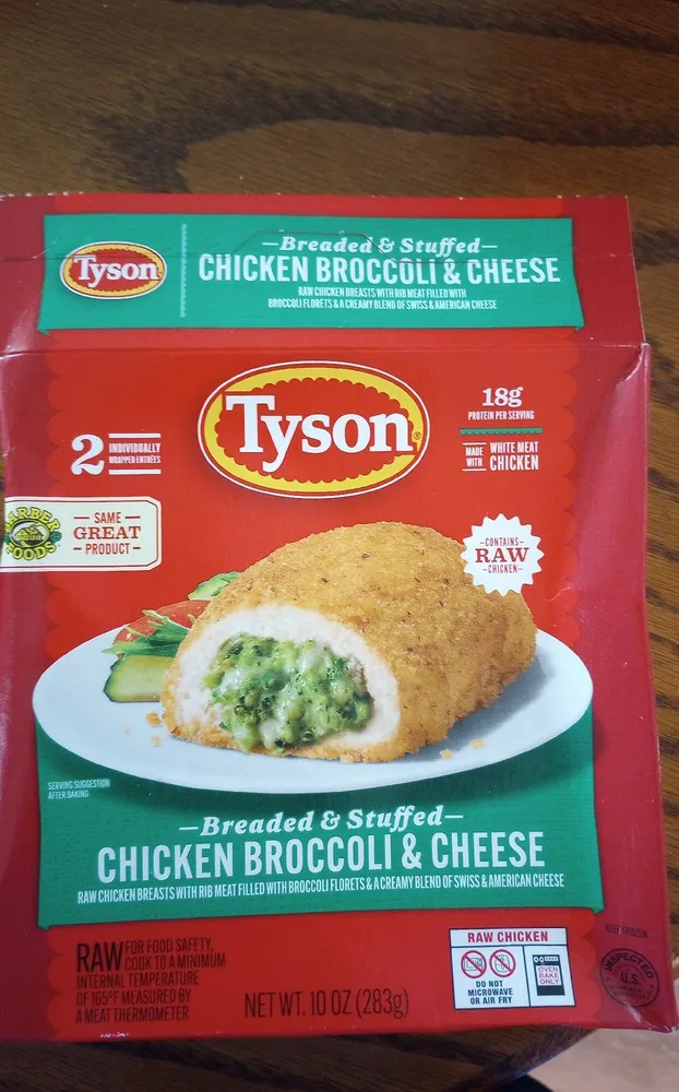Breaded & Stuffed Chicken Broccoli & Cheese