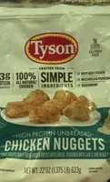 High Protein Unbreaded Chicken Nuggets