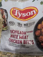 Enchilada flavored white meat chicken bites