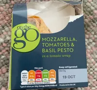 MOZZARELLA, TOMATO & BASIL PESTO