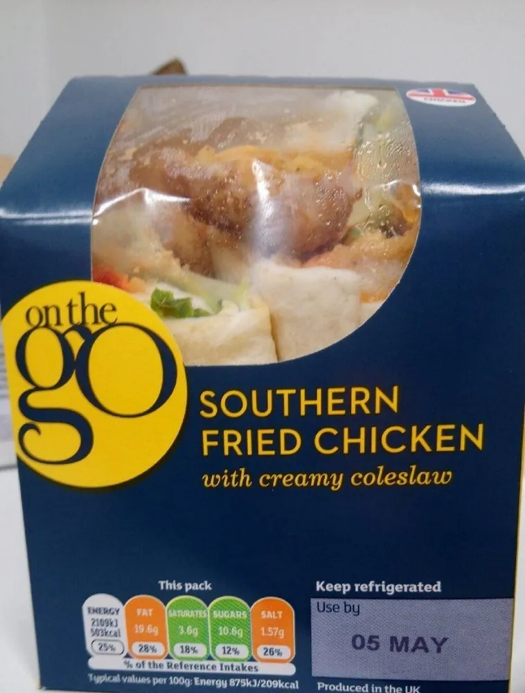 Southern Fried Chicken Wrap