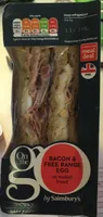 Bacon & Free Range Eggs on malted bread