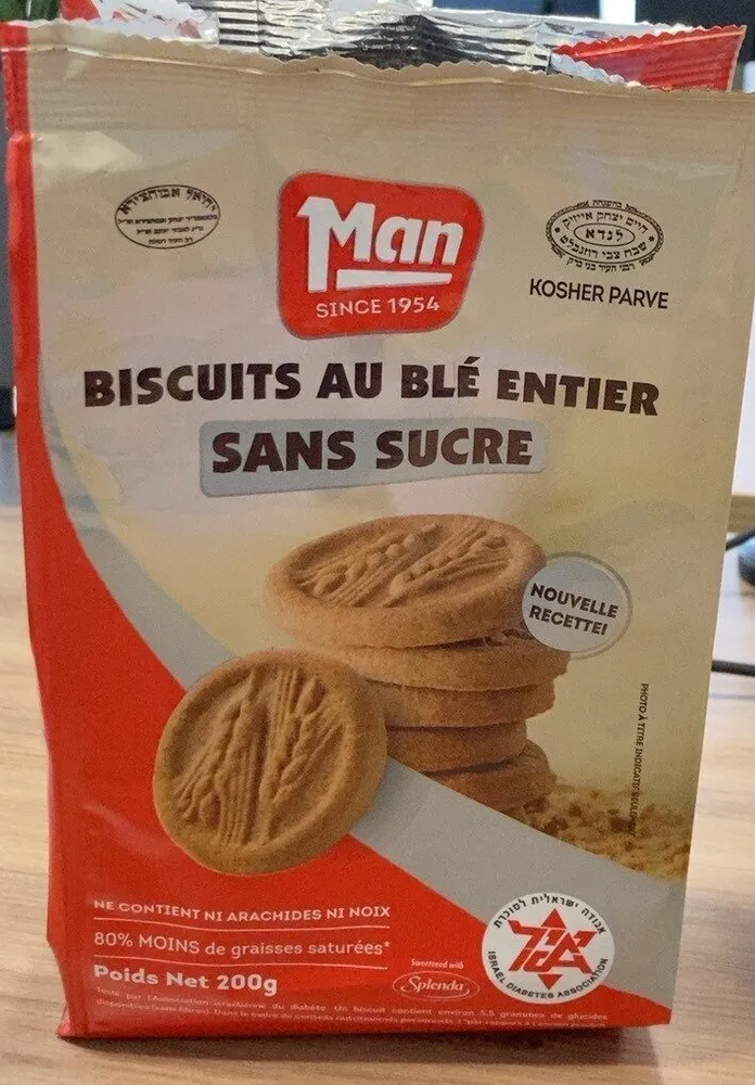 Biscuits au blé entier sans sucre