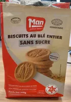 Biscuits au blé entier sans sucre