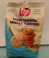 Stars cookies vanilla flavored
