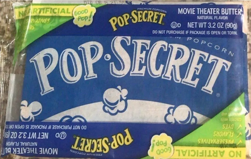 Pop Secret Popcorn; Movie Theater Butter