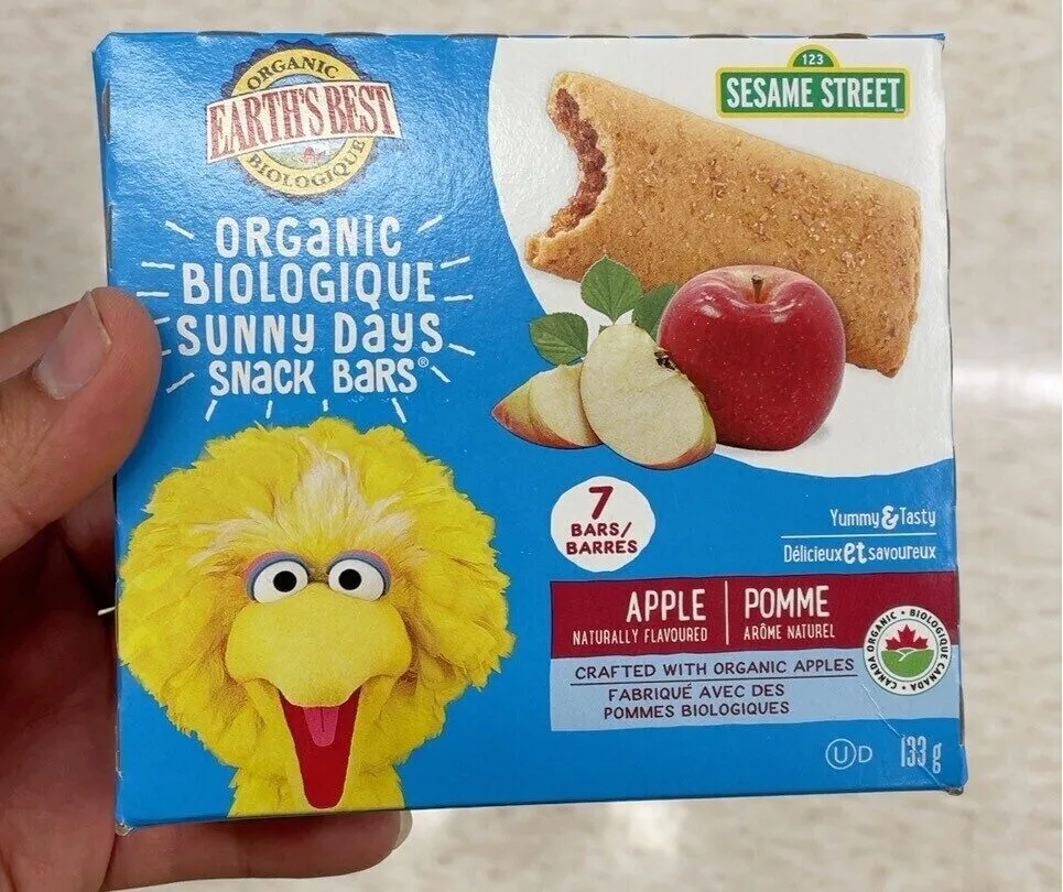 Sesame street barres pomme
