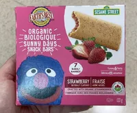 Organic Sunny Days Snack Bars fraise