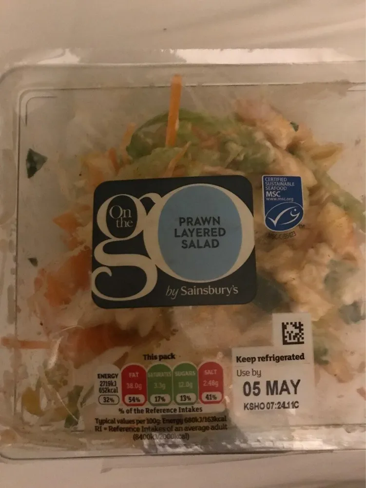 Prawn Layered Salad