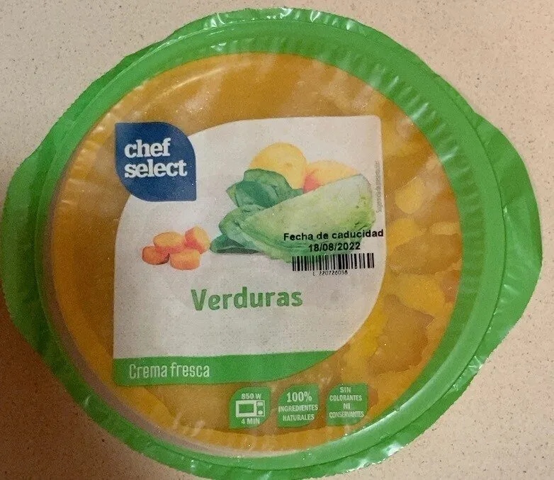 Crema fresca de verduras