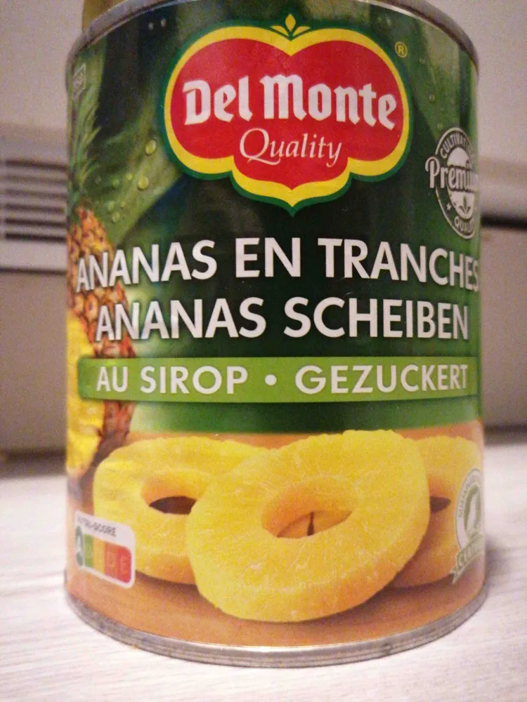Del Monte Pineapple slices 2yrs prod