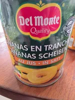 Monte ananas scheiben in saft